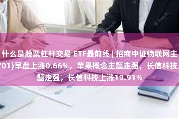 什么是股票杠杆交易 ETF最前线 | 招商中证物联网主题ETF(159701)早盘上涨0.66%，苹果概念主题走强，长信科技上涨19.91%