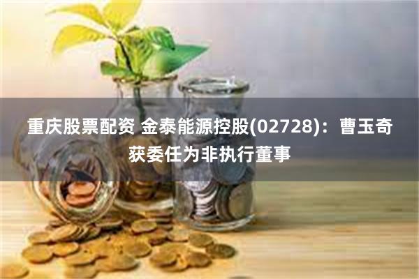 重庆股票配资 金泰能源控股(02728)：曹玉奇获委任为非执行董事